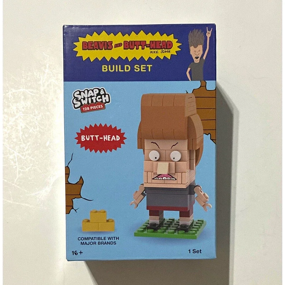 Beavis and Butt-Head Butt-Head Snap & Switch Build Set 128 Pieces Sealed Bags